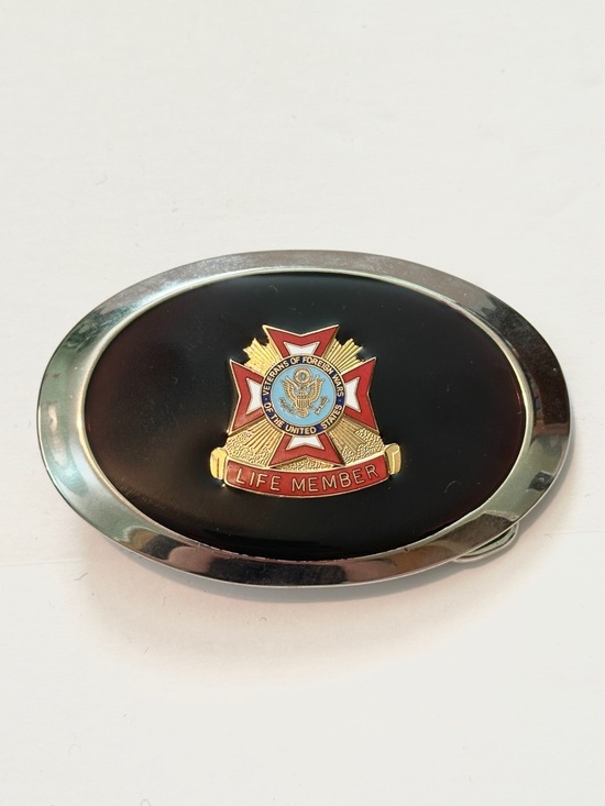 Other - Vintage Belt Buckle Veterans of Foreign Wars‎ of the United States Life Member